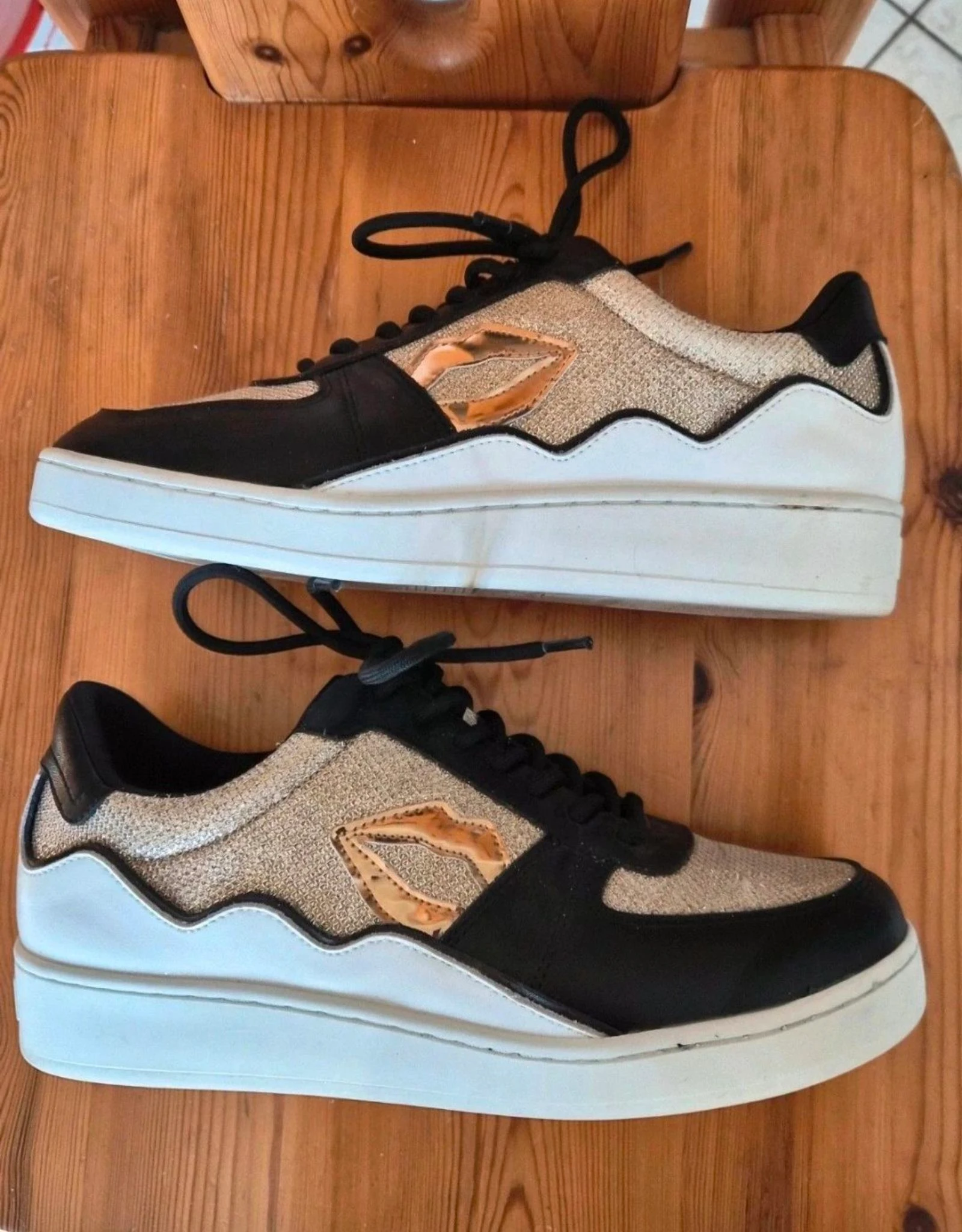 Zapatillas Bons Baisers de Paname negro/oro talla 40 – photo 11